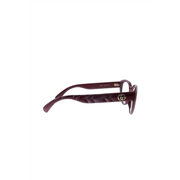 NEW GUCCI cat-eye acetate eyeglasses in burgundy - Picture 3 of 3